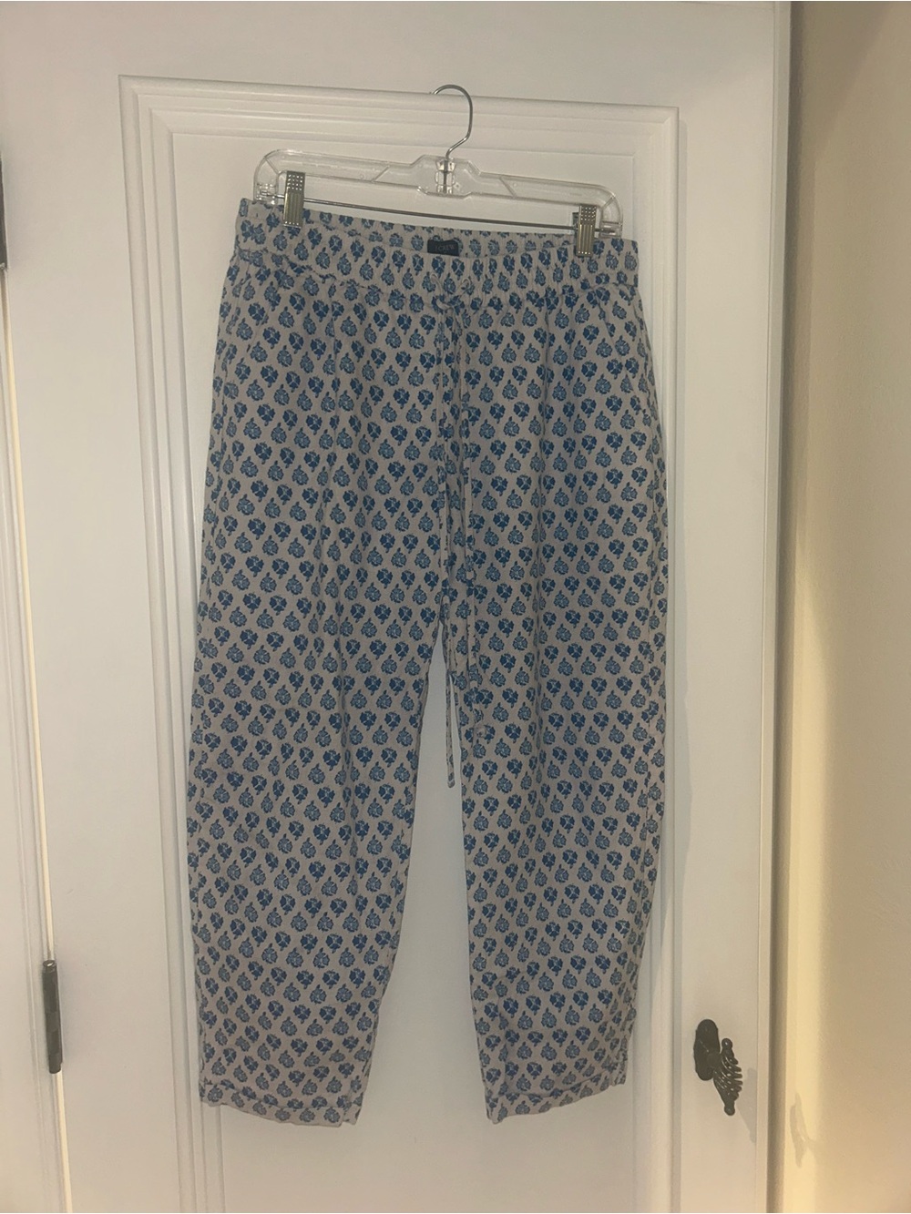 J. Crew Blue Printed Women's Joggers